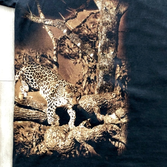 Rock Chang, Y2K, Rhinestone, Mens, Wild Cat, T Shirt, Double Sided Print, XXL - Picture 14 of 16